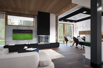  Projekt domu HG-I22 (KRM1095) - projekt domu parterowego z poddaszem - Zdjęcie 17