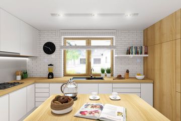  Projekt domu Fabian I (BBG1033) - projekt domu parterowego z poddaszem - Zdjęcie 4