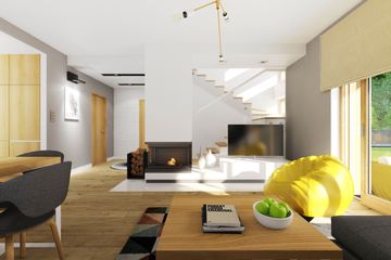  Projekt domu Fabian I (BBG1033) - projekt domu parterowego z poddaszem - Zdjęcie 5