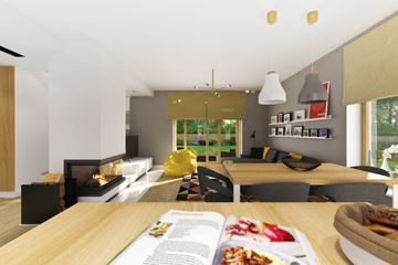  Projekt domu Fabian I (BBG1033) - projekt domu parterowego z poddaszem - Zdjęcie 7