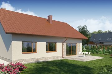  Projekt domu Focjusz 3 (WRW1280) - projekt domu parterowego - Zdjęcie 2