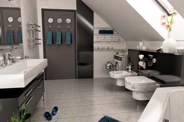  Projekt domu Alka II z garażem 1-st. bliźniak [A-BL2] (WRF1722) - projekt domu parterowego z poddaszem - Zdjęcie 4