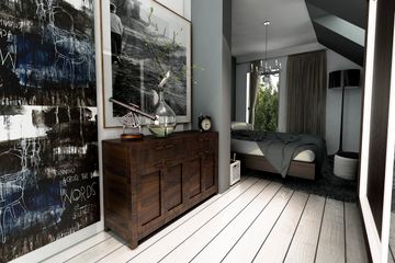  Projekt domu Alka II z garażem 1-st. bliźniak [A-BL2] (WRF1722) - projekt domu parterowego z poddaszem - Zdjęcie 5