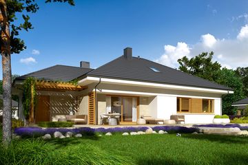  Projekt domu Flo III G1 (WRC2557) - projekt domu parterowego - Zdjęcie 4