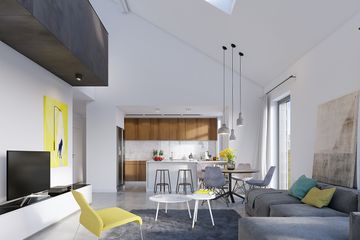  Projekt domu Ciekawy 1 (WAW1086) - projekt domu parterowego z poddaszem - Zdjęcie 6