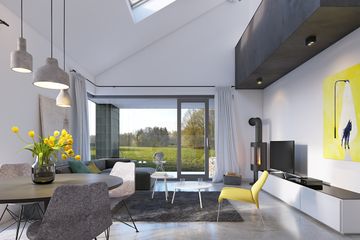  Projekt domu Ciekawy 1 (WAW1086) - projekt domu parterowego z poddaszem - Zdjęcie 9