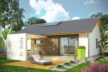  Projekt domu Fuksja (WRN1373) - projekt domu parterowego - Zdjęcie 1