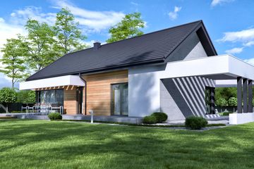  Projekt domu HomeKoncept 45 (KRX1050) - projekt domu parterowego - Zdjęcie 4