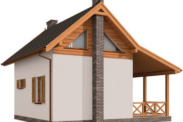  Projekt domu letniskowego Bari dom letniskowy z poddaszem szkielet drewniany (SLN2415) - projekt domu letniskowego parterowego z poddaszem - Zdjęcie 4