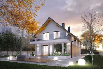  Projekt domu Amarylis 5 (BSA2105) - projekt domu parterowego z poddaszem - Zdjęcie 2