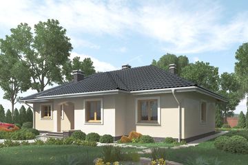  Projekt domu Kira (1071) (KRD1984) - projekt domu parterowego - Zdjęcie 3