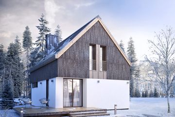  Projekt domu Groszek (BSA2106) - projekt domu parterowego z poddaszem - Zdjęcie 5