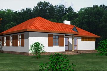  Projekt domu BR 021 (KRG1026) - projekt domu parterowego - Zdjęcie 2