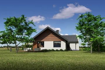  Projekt domu PS-CA-80-10-G1 (SLR1153) - projekt domu parterowego - Zdjęcie 3