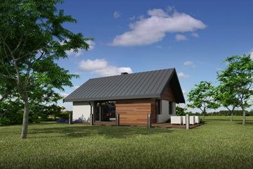  Projekt domu PS-CA-80-10-G1 (SLR1153) - projekt domu parterowego - Zdjęcie 5