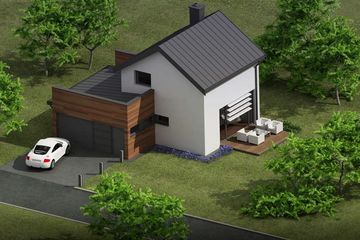  Projekt domu PS-CH-30-15-G1 (SLR1154) - projekt domu parterowego - Zdjęcie 1