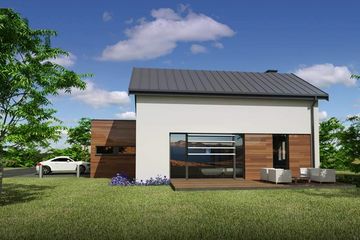  Projekt domu PS-CH-50-15-G1 (SLR1155) - projekt domu parterowego - Zdjęcie 2