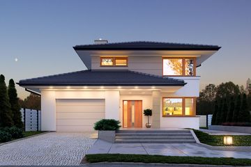  Projekt domu Karat (BSE1108) - projekt domu z pełnym piętrem - Zdjęcie 1