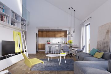  Projekt domu Ciekawy 1A (WAW1089) - projekt domu parterowego z poddaszem - Zdjęcie 3