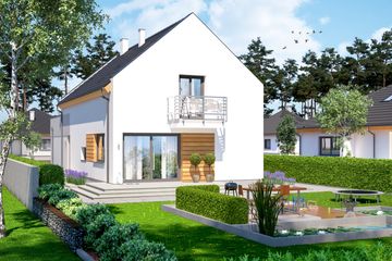  Projekt domu Slim (WOE1086) - projekt domu parterowego z poddaszem - Zdjęcie 3