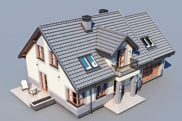  Projekt domu Koralgol II K 2G (BSB1126) - projekt domu parterowego z poddaszem - Zdjęcie 4