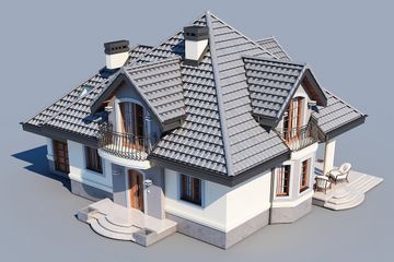  Projekt domu Śnieżka K (BSB1127) - projekt domu parterowego z poddaszem - Zdjęcie 4