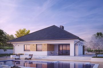  Projekt domu Decyma 9 (BSA2108) - projekt domu parterowego - Zdjęcie 2