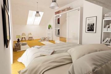  Projekt domu Radosna z garażem 1-st. [A] (WRF1667) - projekt domu parterowego z poddaszem - Zdjęcie 7