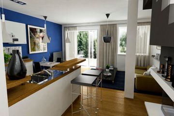  Projekt domu Radosna z garażem 1-st. bliźniak [A-BL1] (WRF1668) - projekt domu parterowego z poddaszem - Zdjęcie 5