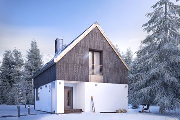  Projekt domu Groszek (BSA2106) - projekt domu parterowego z poddaszem - Zdjęcie 4