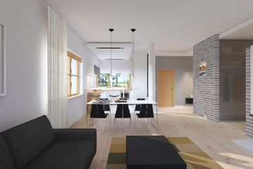  Projekt domu E-183 (WAX1086) - projekt domu parterowego - Zdjęcie 5