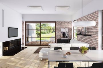  Projekt domu E-193 (WAX1094) - projekt domu parterowego z poddaszem - Zdjęcie 5