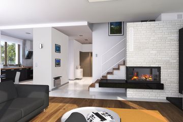  Projekt domu E-199 (WAX1099) - projekt domu parterowego z poddaszem - Zdjęcie 5