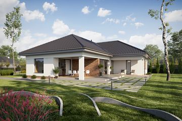  Projekt domu TK176 (WAK1078) - projekt domu parterowego - Zdjęcie 3