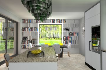  Projekt domu TK176 (WAK1078) - projekt domu parterowego - Zdjęcie 9