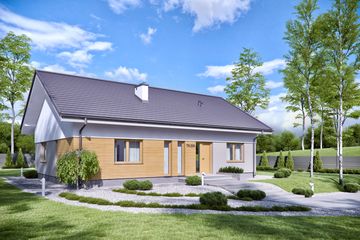  Projekt domu TK200 (WAK1079) - projekt domu parterowego - Zdjęcie 3