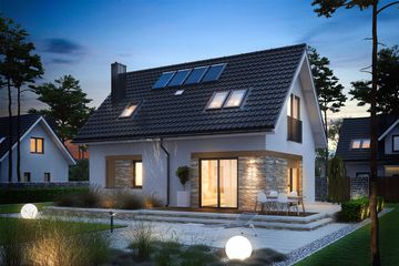  Projekt domu Witek energo (WRC2664) - projekt domu parterowego z poddaszem - Zdjęcie 3