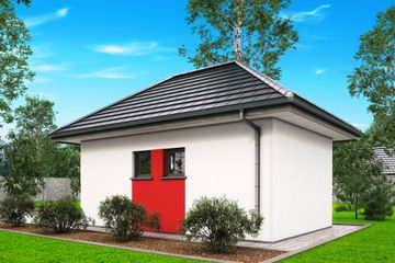  Projekt garażu G6 - garaż jednostanowiskowy (BBH1009) - projekt garażu parterowego - Zdjęcie 3