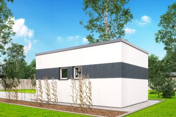  Projekt garażu G8 - garaż jednostanowiskowy (BBH1011) - projekt garażu parterowego - Zdjęcie 3