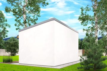  Projekt garażu G9 - garaż jednostanowiskowy (BBH1012) - projekt garażu parterowego - Zdjęcie 4