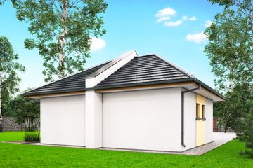  Projekt garażu G10 - garaż jednostanowiskowy (BBH1013) - projekt garażu parterowego - Zdjęcie 4