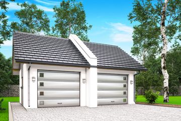  Projekt garażu G11 - garaż jednostanowiskowy (BBH1014) - projekt garażu parterowego - Zdjęcie 1