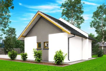  Projekt garażu G11 - garaż jednostanowiskowy (BBH1014) - projekt garażu parterowego - Zdjęcie 3