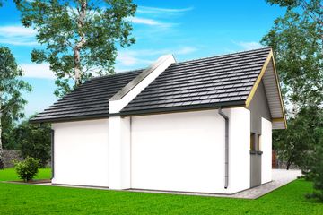  Projekt garażu G11 - garaż jednostanowiskowy (BBH1014) - projekt garażu parterowego - Zdjęcie 4