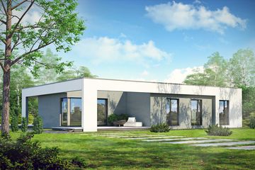  Projekt domu Aktywny D23 (WWB1019) - projekt domu parterowego - Zdjęcie 2