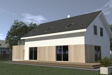  Projekt domu DJ 221 (WAM1245) - projekt domu parterowego z poddaszem - Zdjęcie 1