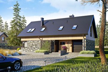  Projekt domu Nikolas G1 energo (WRC2665) - projekt domu parterowego z poddaszem - Zdjęcie 2