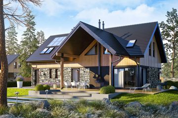  Projekt domu Nikolas G1 energo (WRC2665) - projekt domu parterowego z poddaszem - Zdjęcie 5