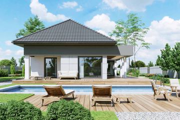  Projekt domu HomeKoncept 46 (KRX1051) - projekt domu parterowego - Zdjęcie 2