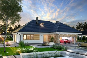  Projekt domu Padme (WOE1108) - projekt domu parterowego - Zdjęcie 1